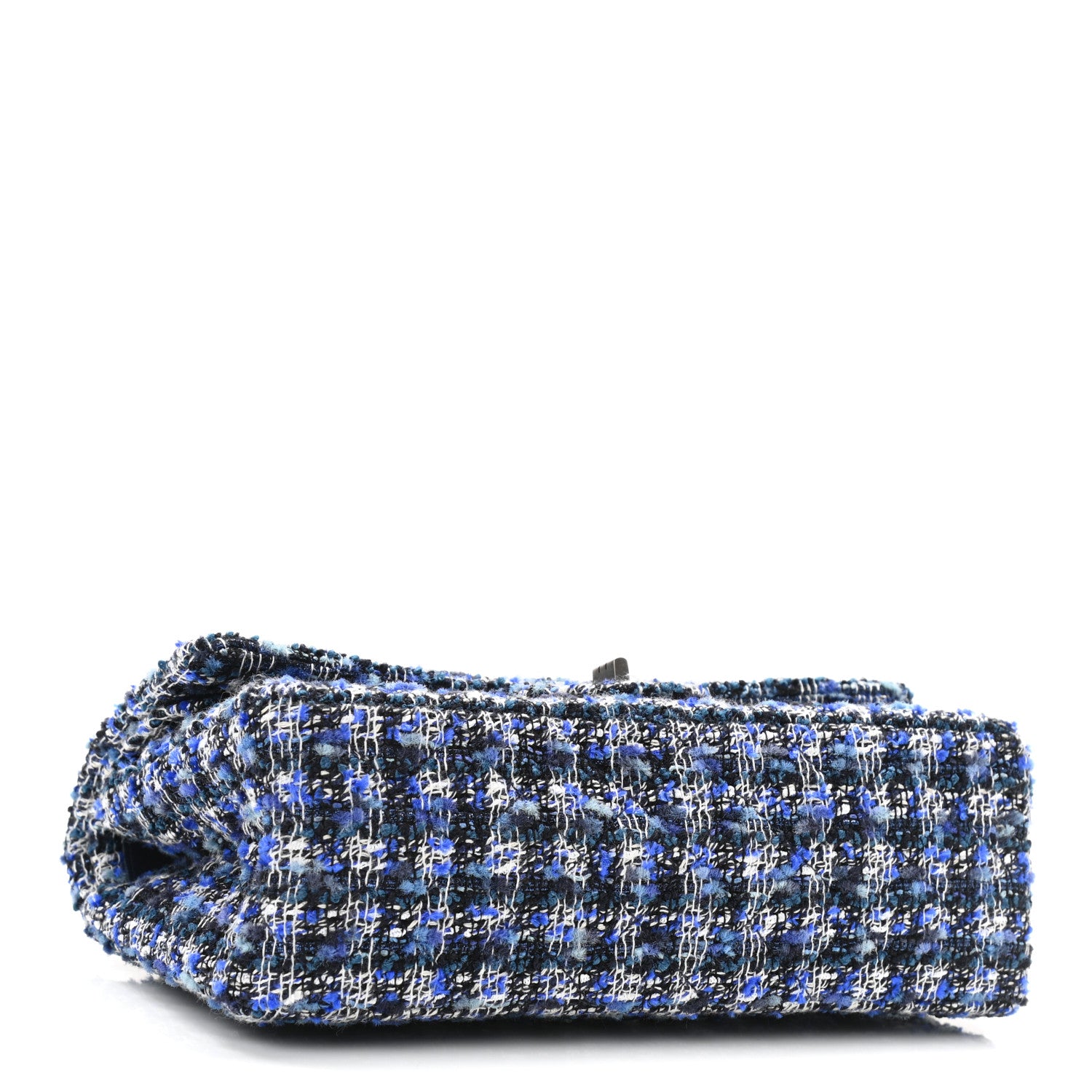 Chanel Tweed Quilted 2.55 Reissue 225 Flap Blue 4 of 10