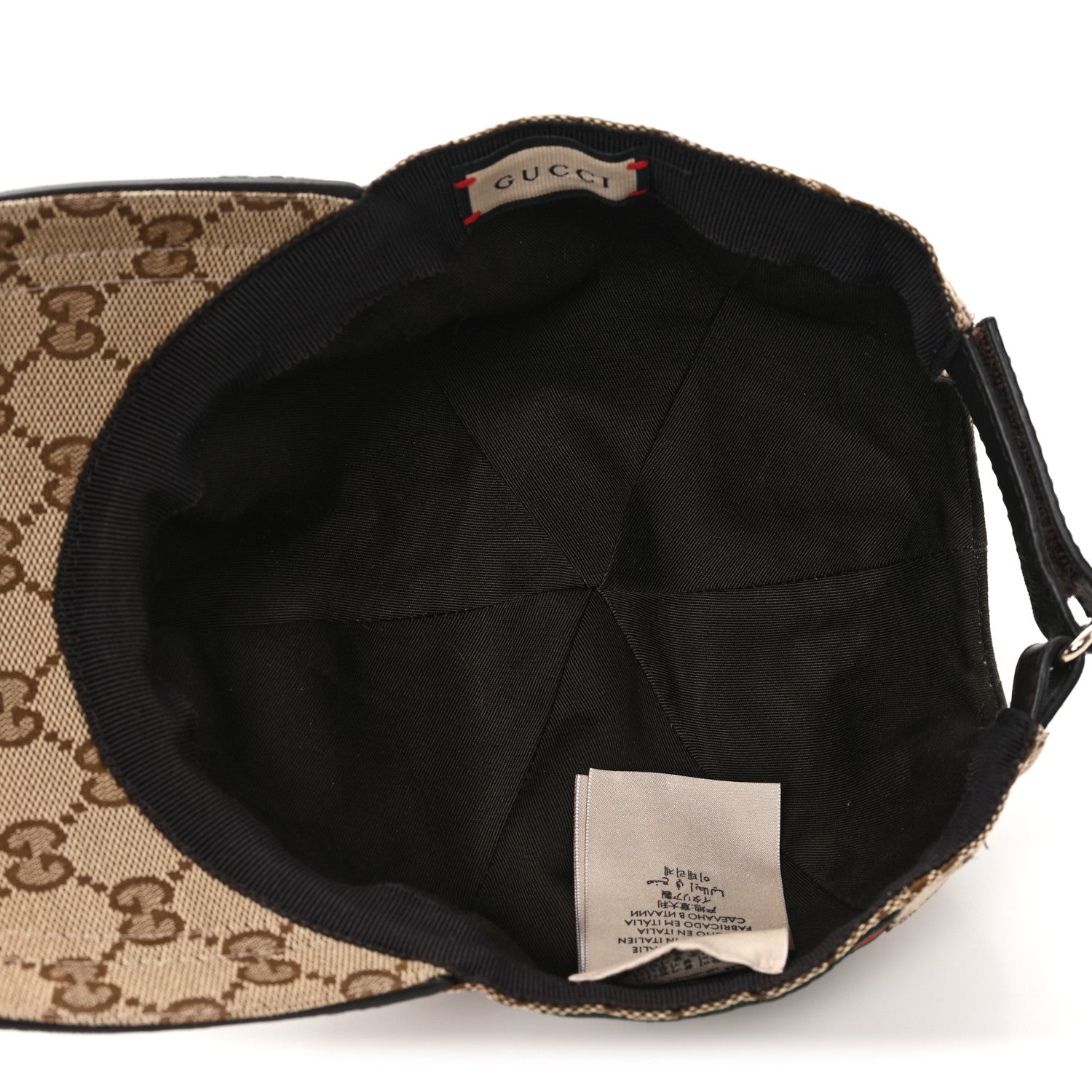 Gucci Monogram Web Baseball Hat M Beige Cocoa 7 of 9