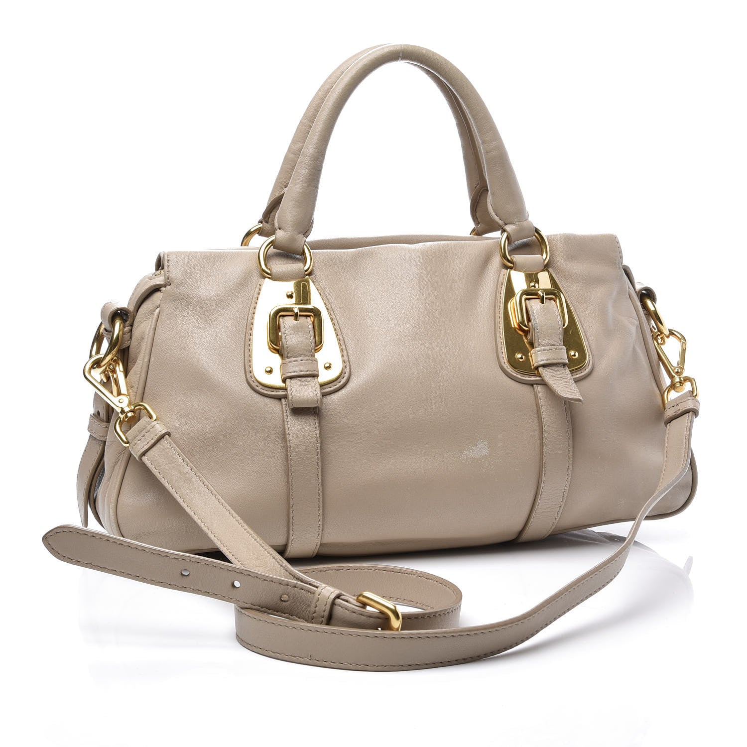 Prada Soft Calfskin Shopping Satchel Talco 2 of 11