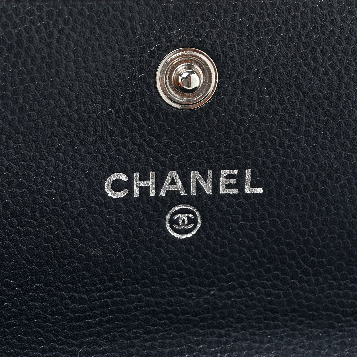 Caviar Sevruga Long Flap Wallet Navy