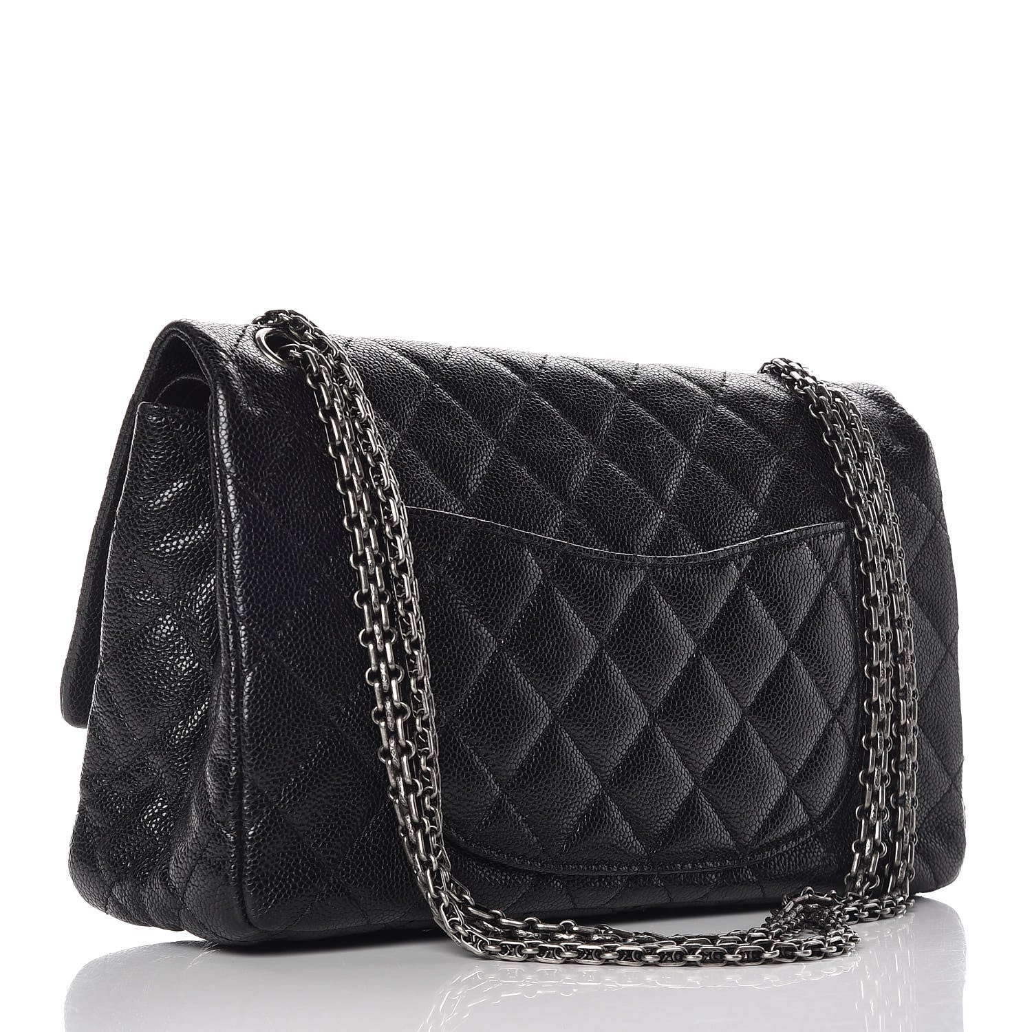 Chanel Caviar Quilted 2.55 Reissue 226 Flap Black 3 of 11
