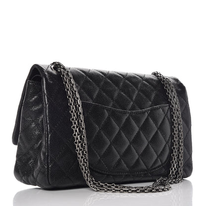Chanel Caviar Quilted 2.55 Reissue 226 Flap Black 3 of 11