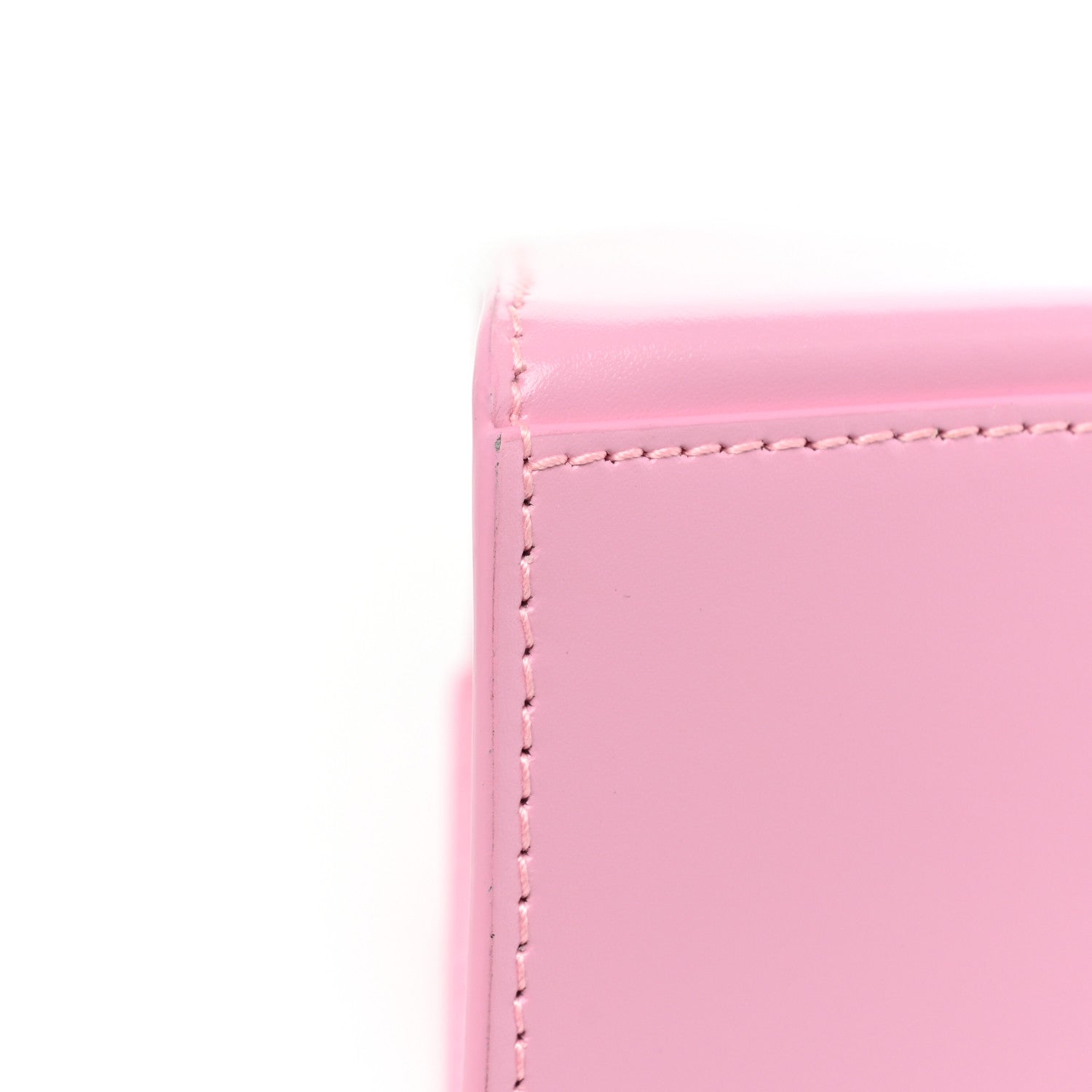 Balenciaga Shiny Box Calfskin Tonal B Hourglass Top Handle Bag XS Candy Pink 14 of 15