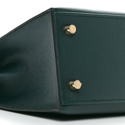 Hermes Epsom Kelly Sellier 25 Vert Cypress 9 of 11