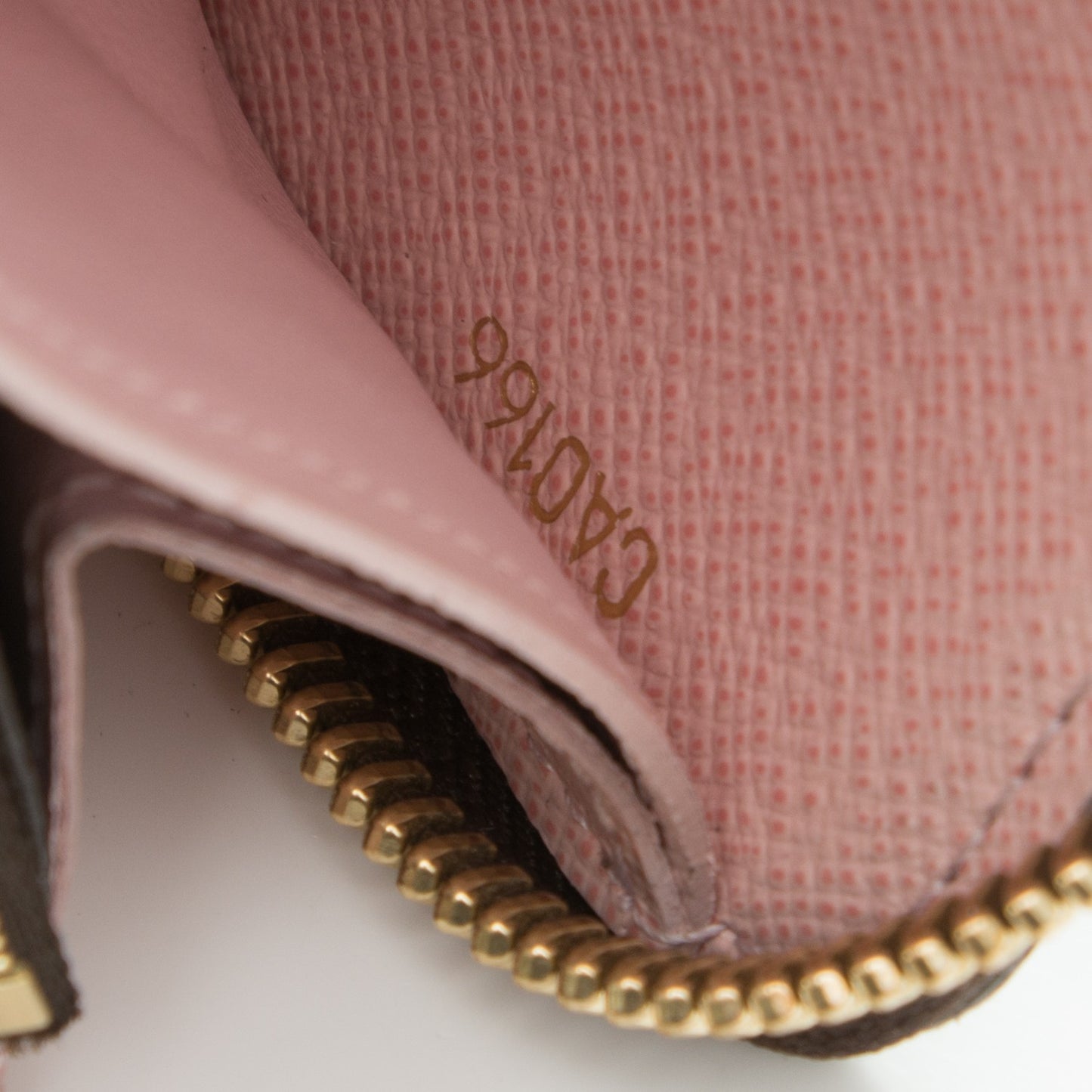 Monogram Clemence Wallet Rose Ballerine