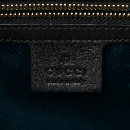 Gucci Suede Patent Web Medium Ophidia Chain Shoulder Bag Hibiscus Red Black 6 of 12