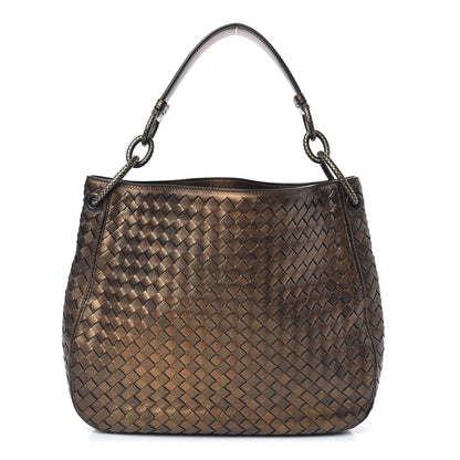 Bottega Veneta Nappa Intrecciato Small Loop Dark Bronze 1 of 9