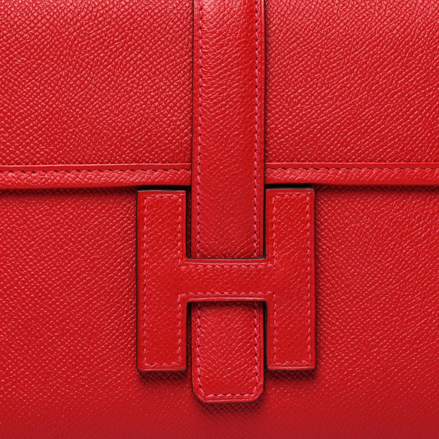 Hermes Epsom Jige Elan 29 Clutch Rouge Casaque 8 of 12