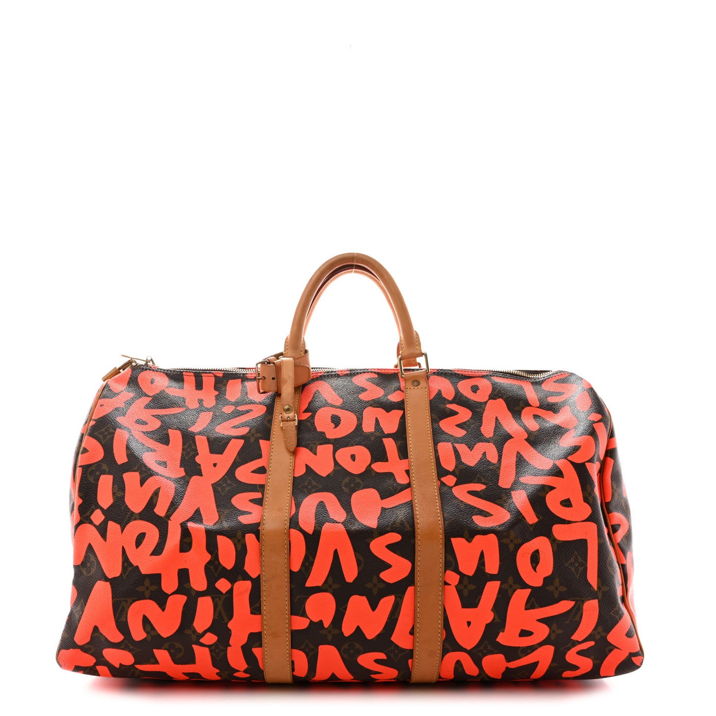 Monogram Graffiti Keepall 50 Orange