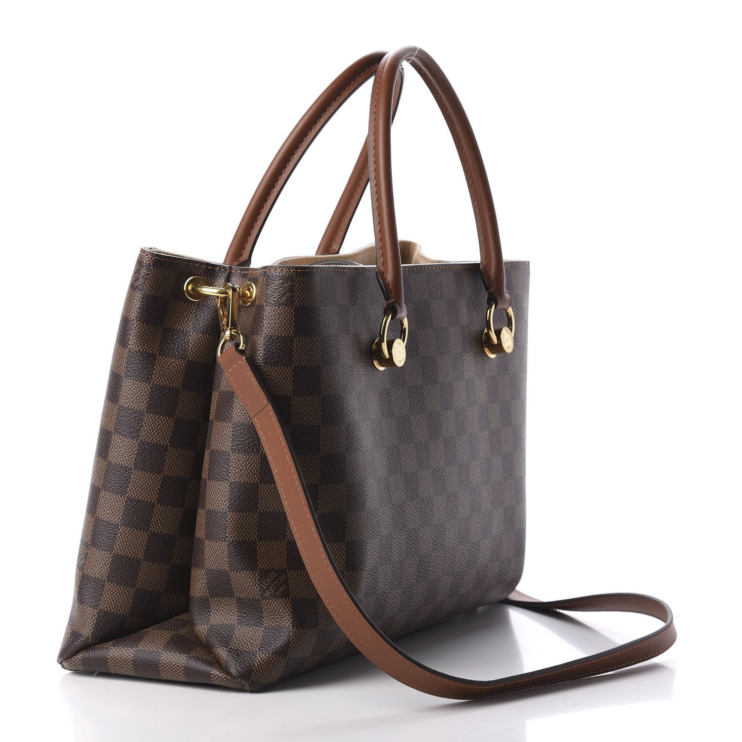 Louis Vuitton Damier Ebene LV Riverside Creme 3 of 9