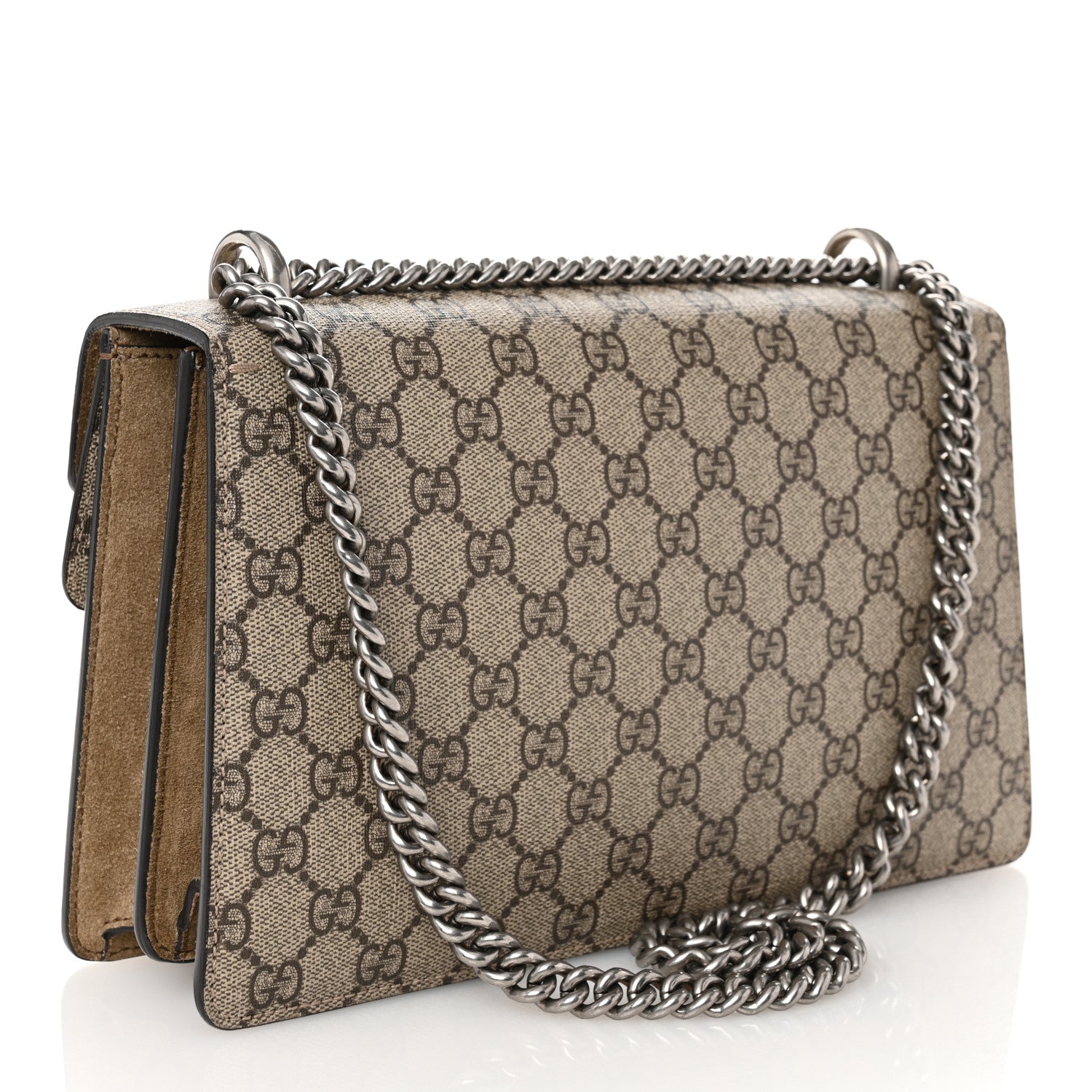 Gucci GG Supreme Monogram Small Dionysus Shoulder Bag Taupe 3 of 10