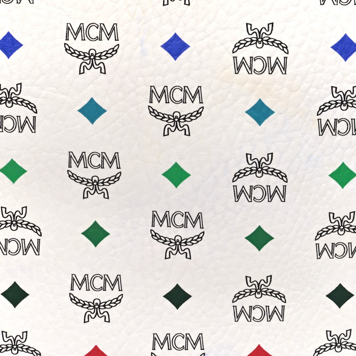 MCM Skyoptic Visetos Crossbody Pouch Spectrum Diamond White 7 of 9