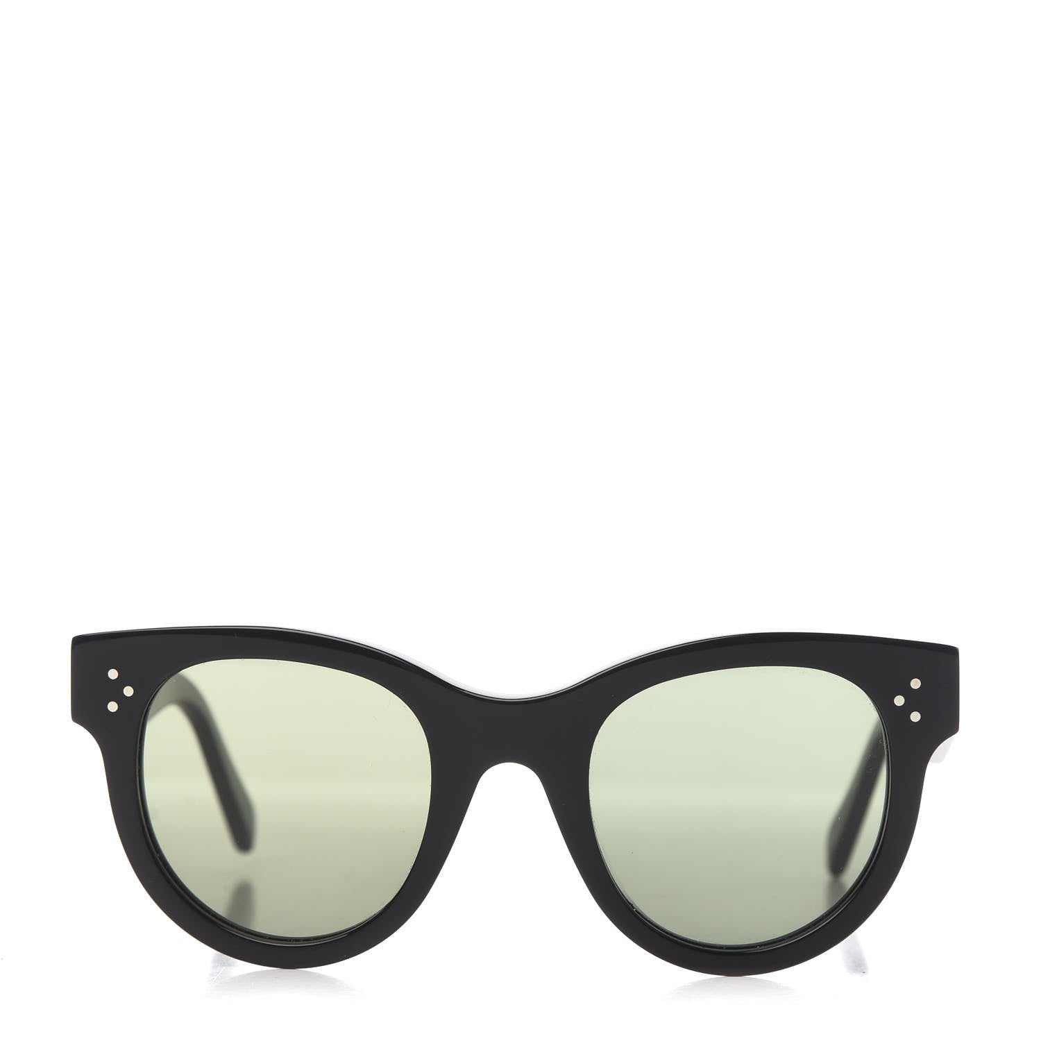 Celine Acetate Studded Mineral Round Sunglasses CL40031 Black 2 of 6