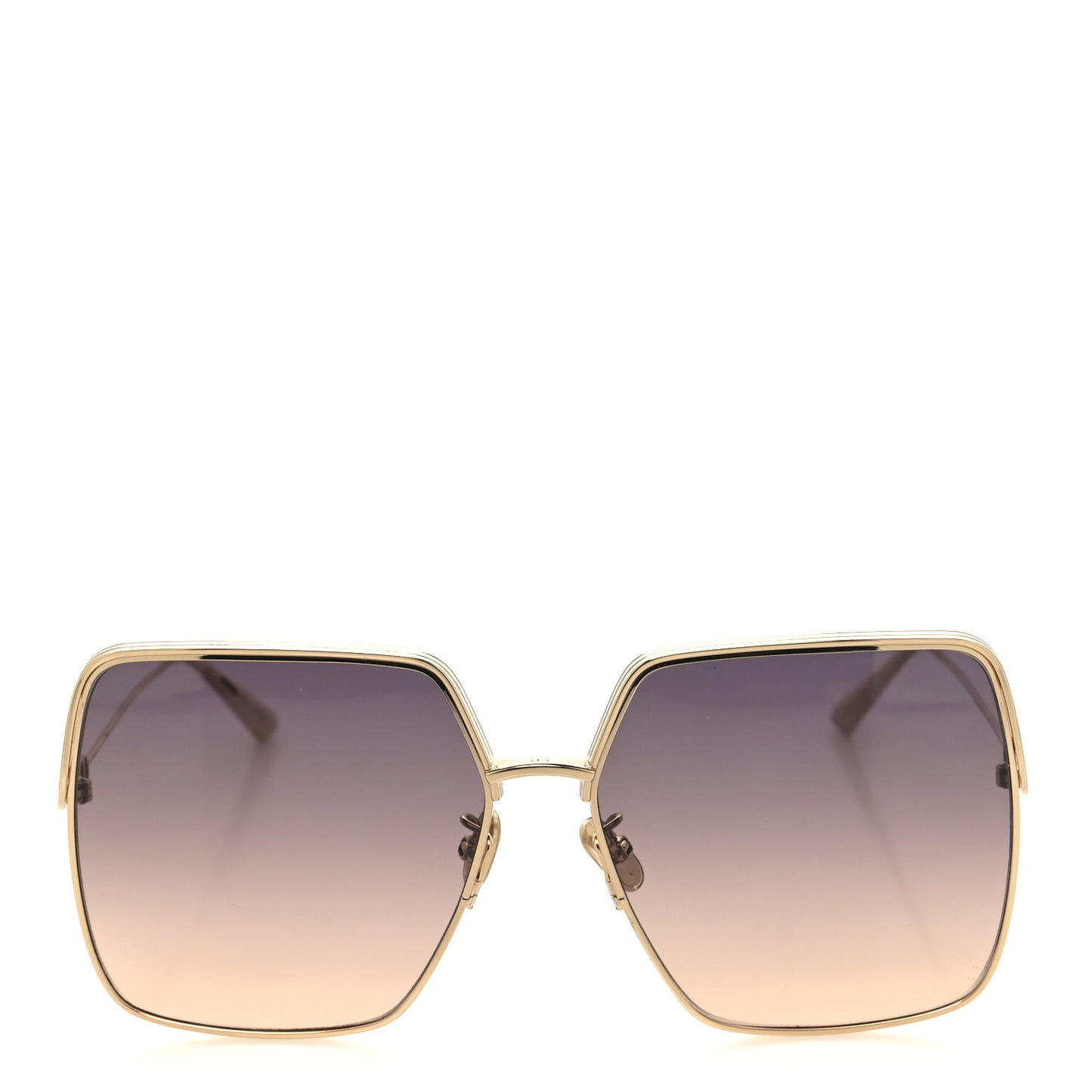 Metal EverDior Square Sunglasses Gold