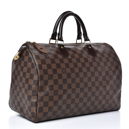 Louis Vuitton Damier Ebene Speedy 35 3 of 13
