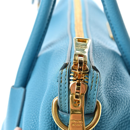 Prada Vitello Daino Tote Voyage Turchese 12 of 12
