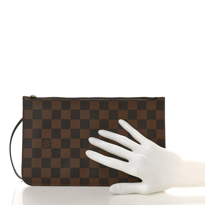 Louis Vuitton Damier Ebene Neverfull MM GM Pochette 2 of 7