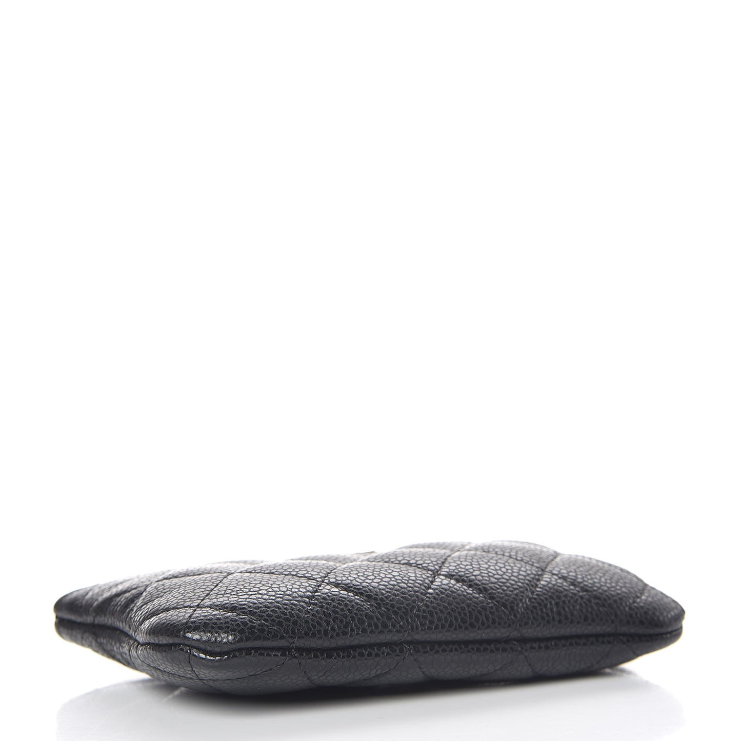 Caviar Quilted Small Cosmetic Case Black