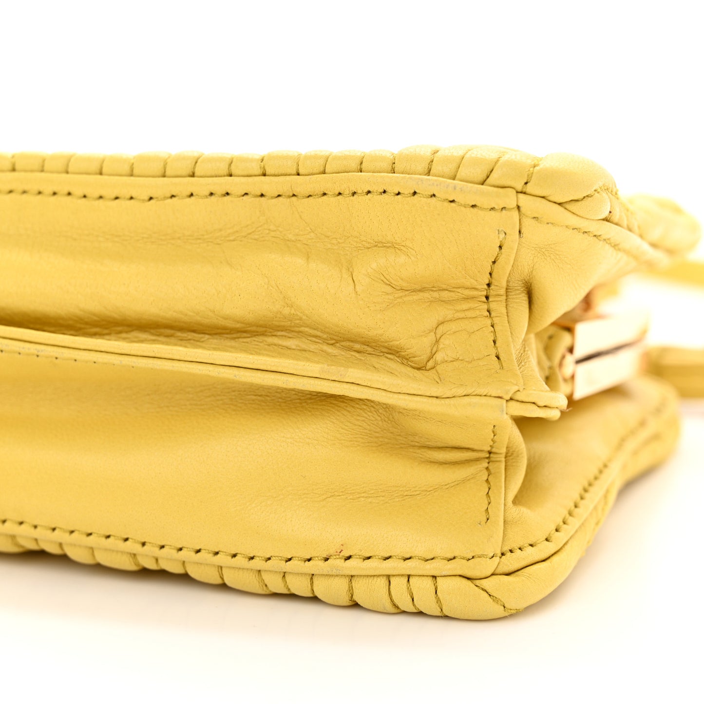 Nappa Matelasse Kisslock Frame Crossbody Bag Sole