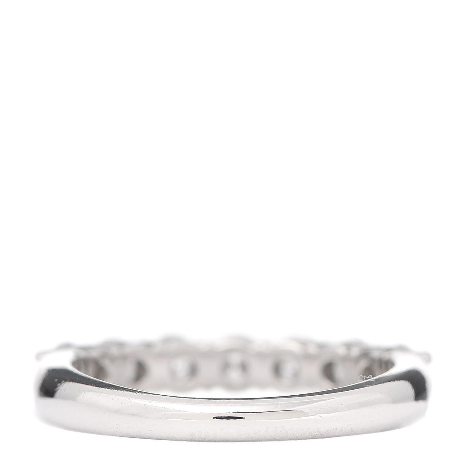 Tiffany Platinum Diamond 3.5mm Half Circle Embrace Band Ring 52 6 3 of 6