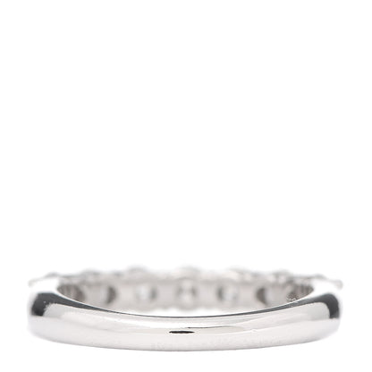 Tiffany Platinum Diamond 3.5mm Half Circle Embrace Band Ring 52 6 3 of 6