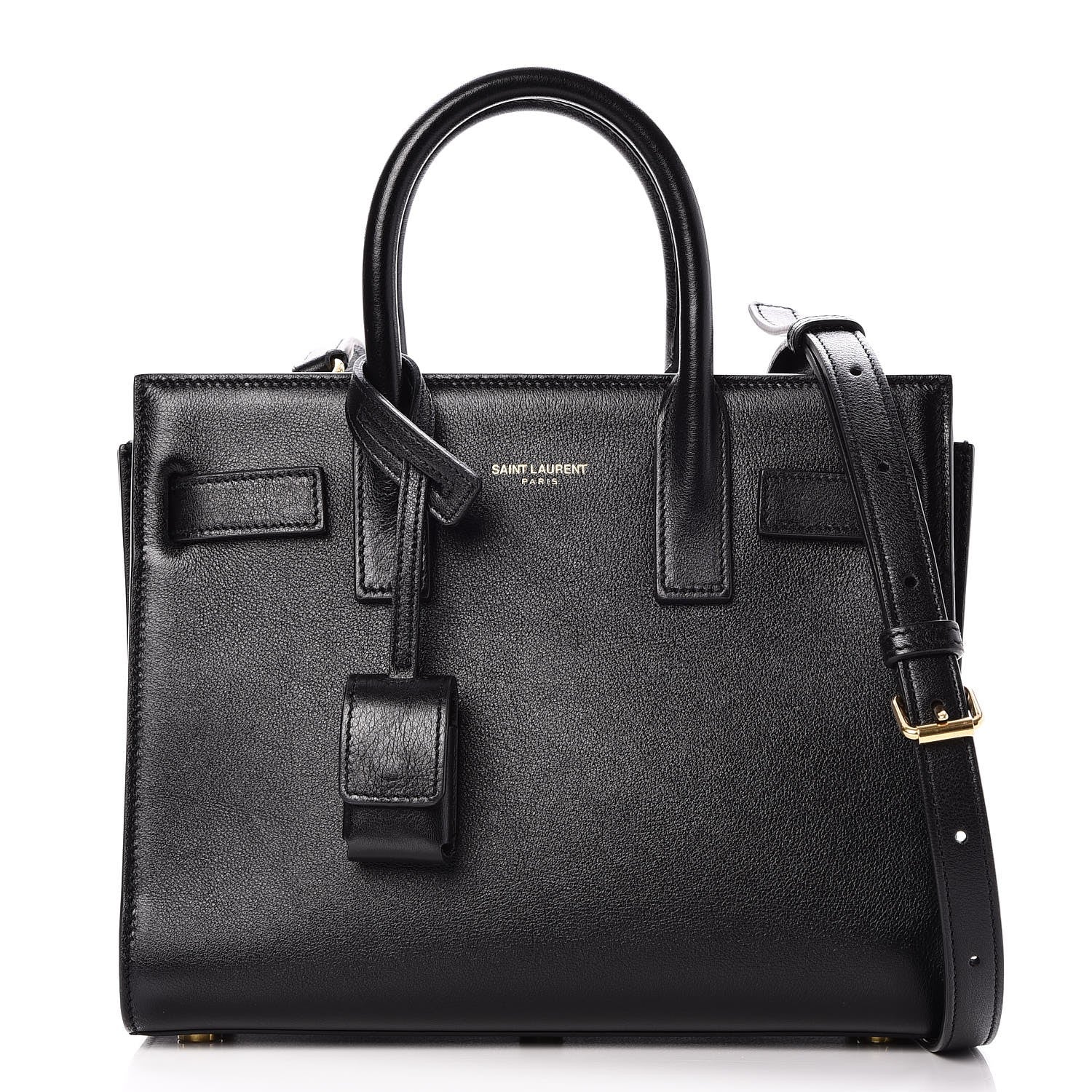 Saint Laurent Calfskin Nano Sac de Jour Black 1 of 6