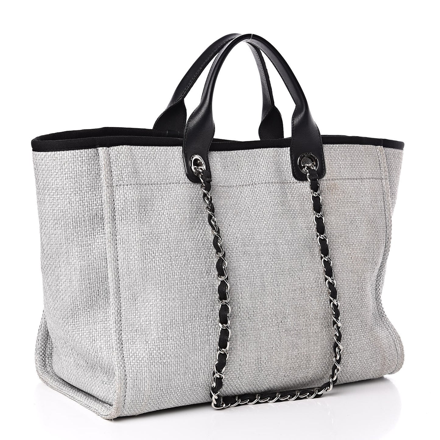 Canvas Deauville Large Tote Grey