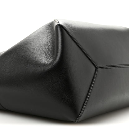 Loewe Shiny Calfskin Large  Puzzle Fold Tote Warm Desert Black 9 of 10