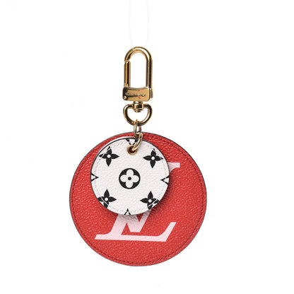 Louis Vuitton Monogram Giant Bag Charm Key Holder Rouge 1 of 4