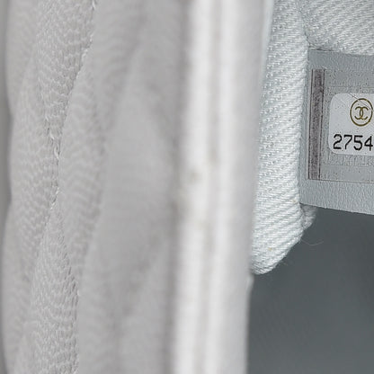 Chanel Caviar Quilted Small Coco Handle Flap Light Grey 7 of 12