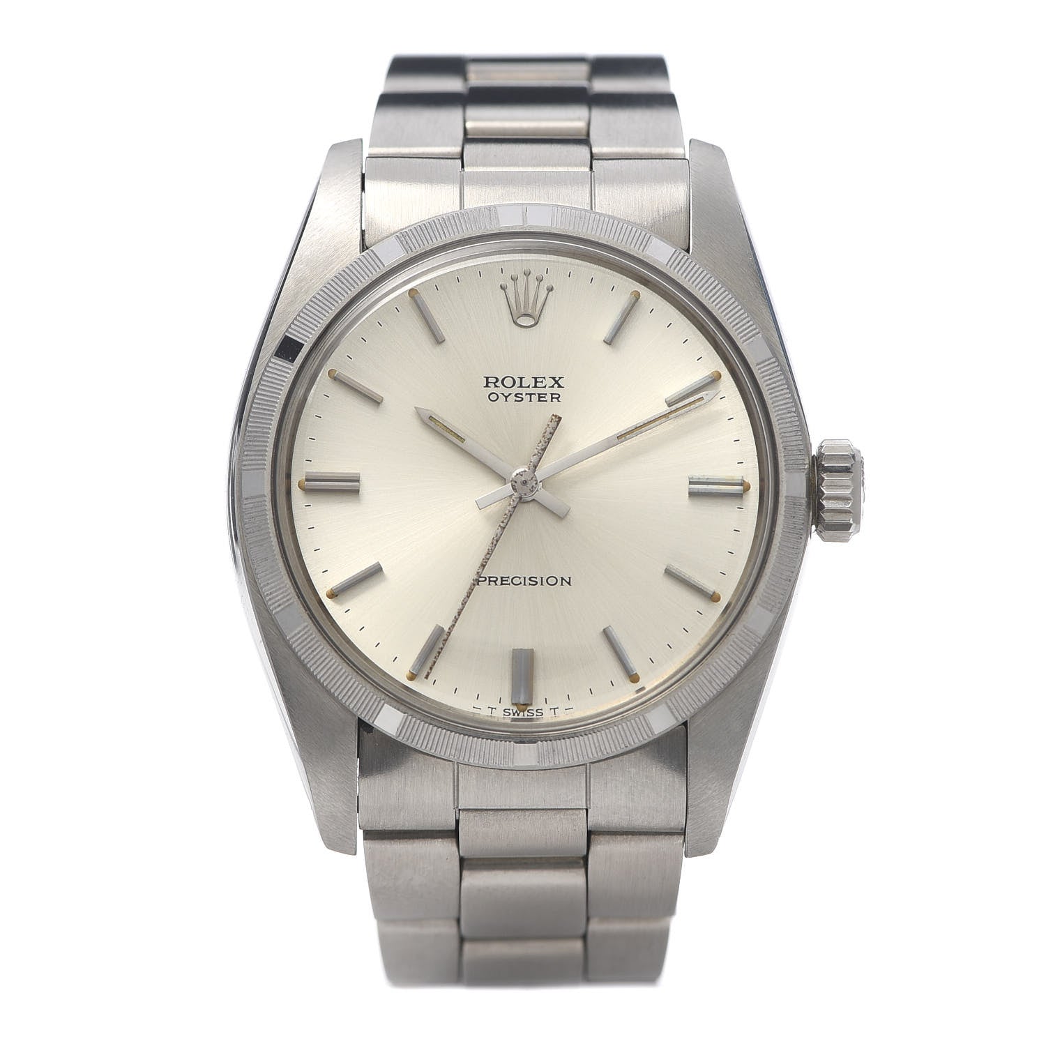 Rolex Stainless Steel 34mm Oyster Precision Manual Winding Watch 6427 1 of 6