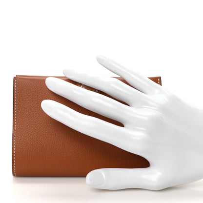 Hermes Evercolor R.M.S Passport Holder Gold 2 of 9