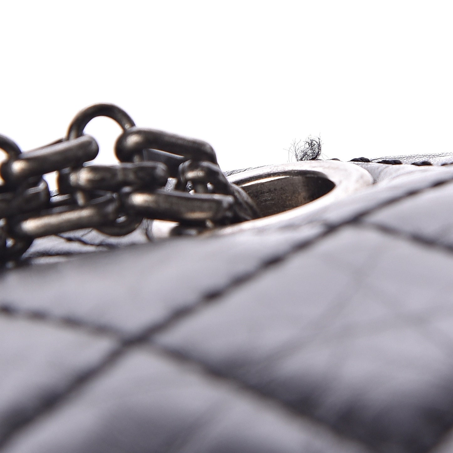 Aged Calfskin Quilted 2.55 Reissue 226 Flap Black