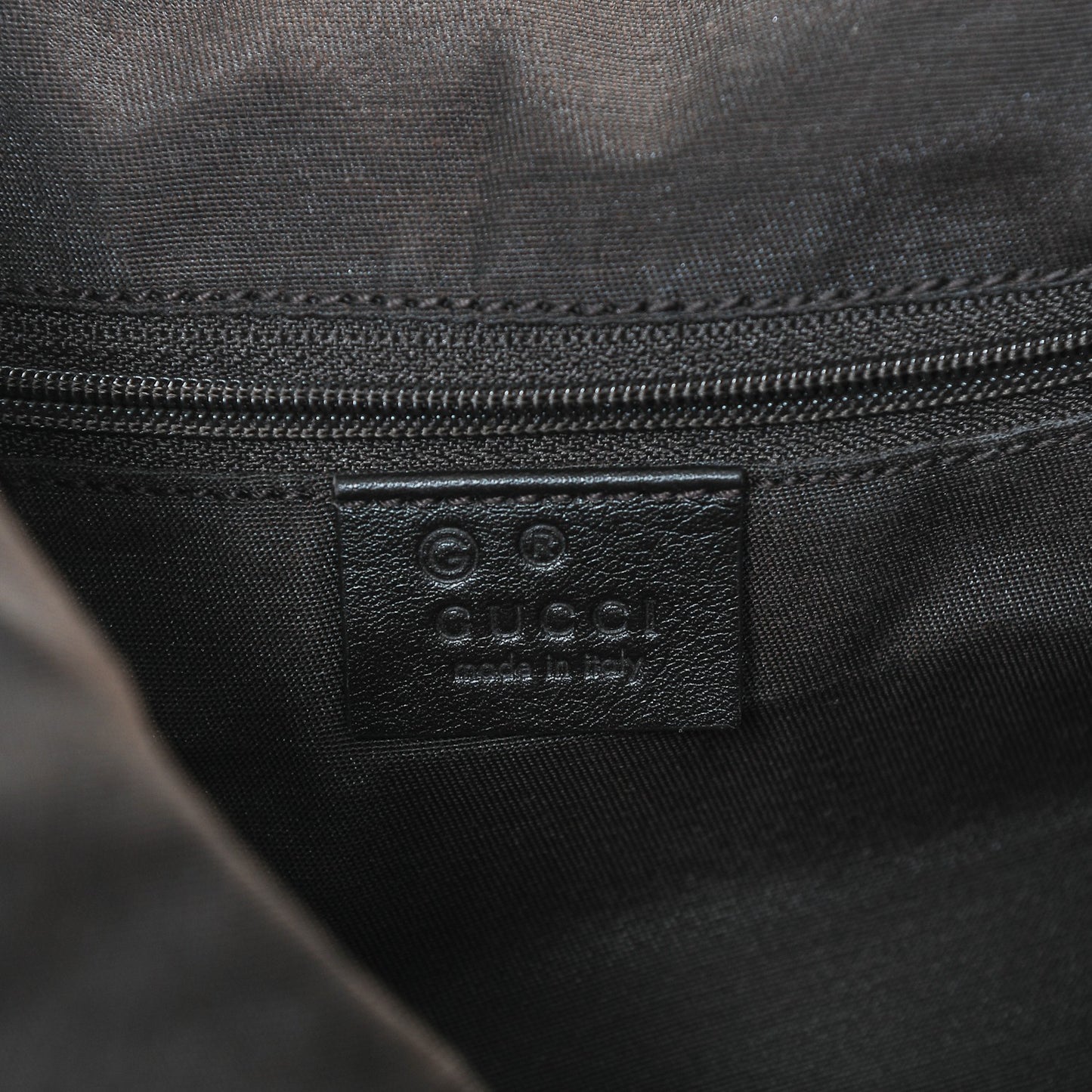 Monogram Medium Hysteria Tote Brown