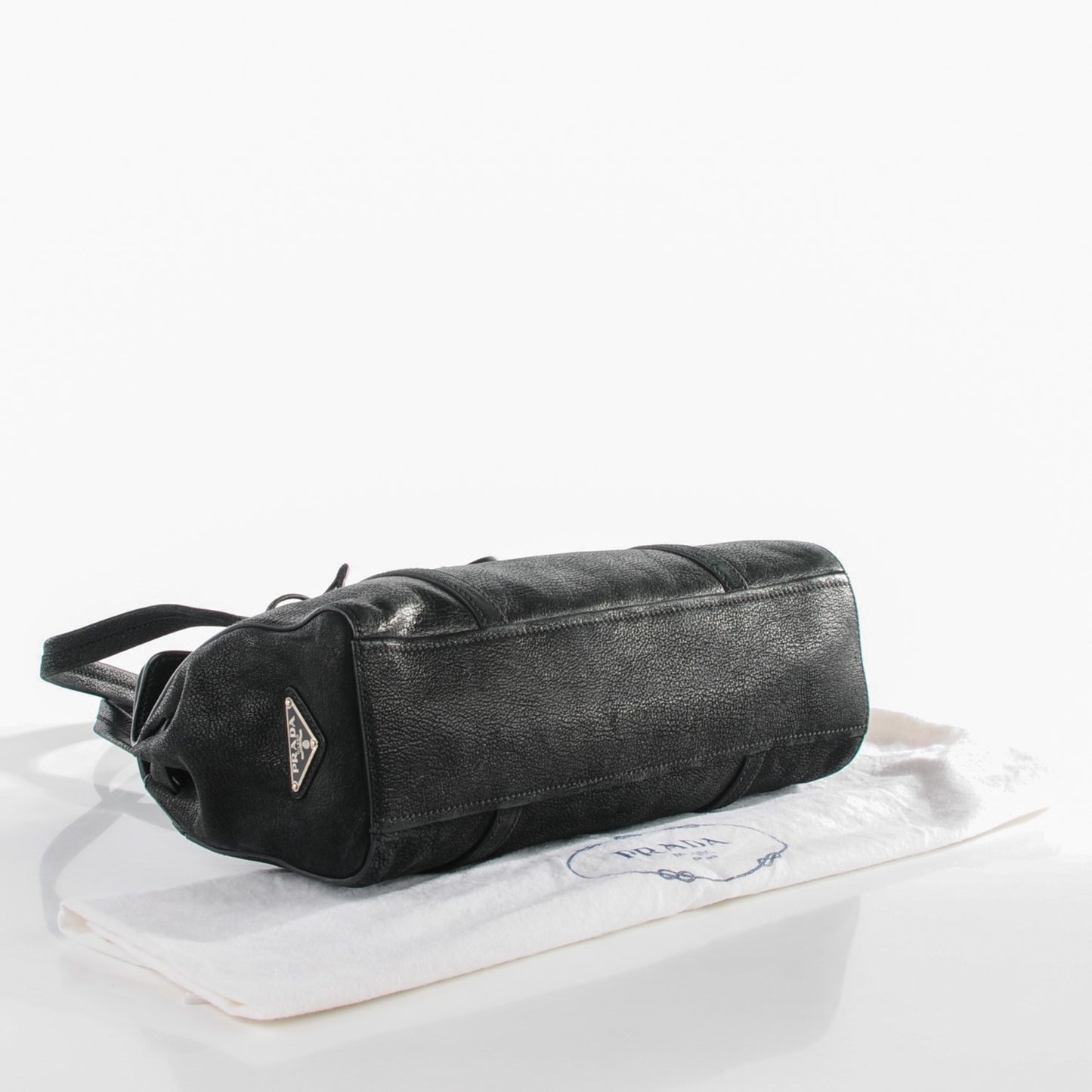Cervo Antik Easy A Foldover Pushlock Satchel Nero Black
