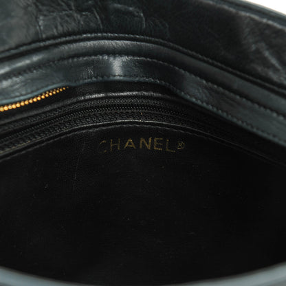 Chanel Lambskin Quilted Shoulder Bag Black 6 of 8