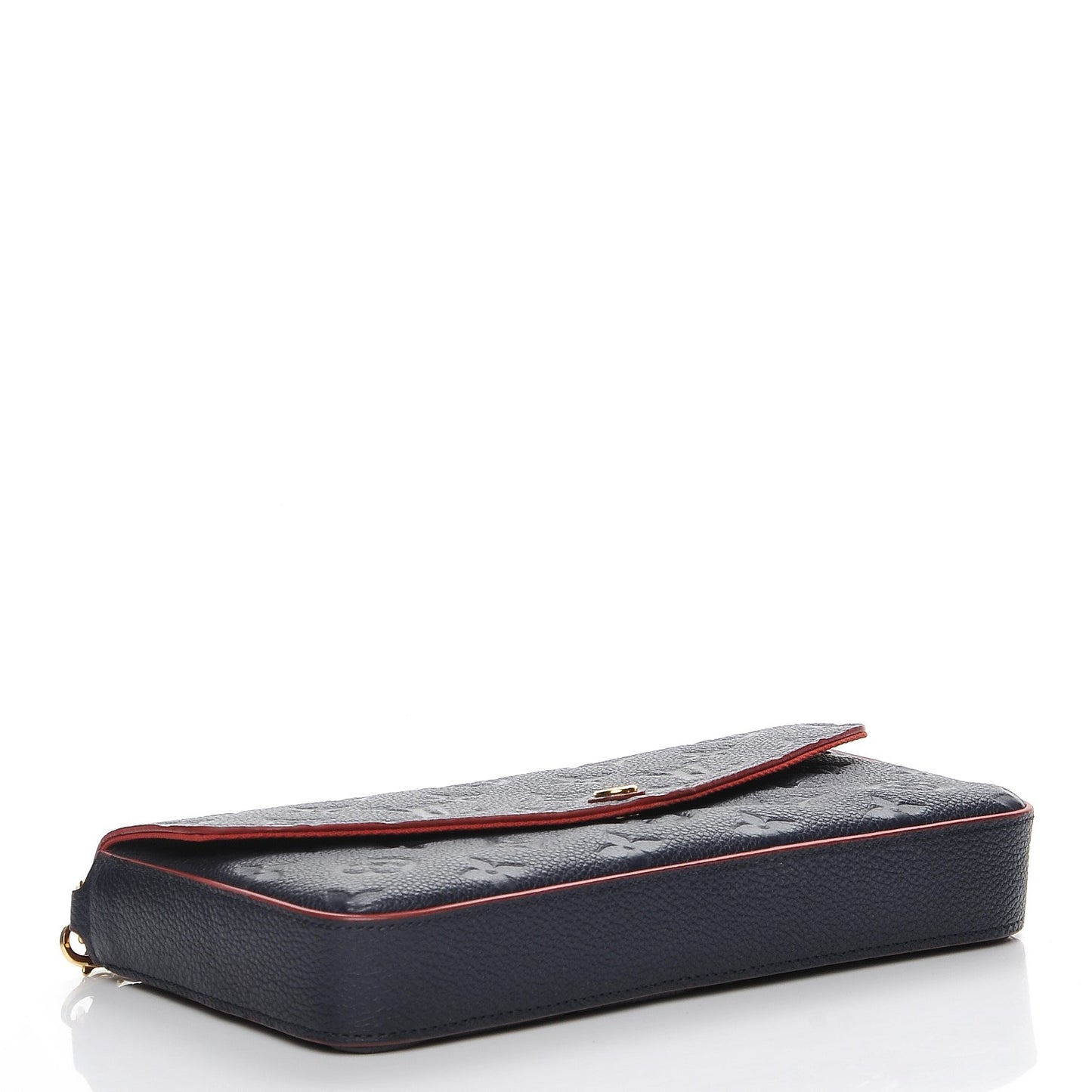 Empreinte Pochette Felicie Chain Wallet Marine Rouge