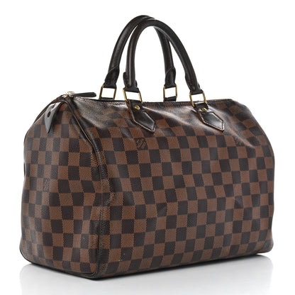 Louis Vuitton Damier Ebene Speedy 30 2 of 17