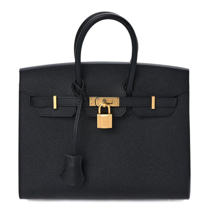 Hermes Epsom Birkin Sellier 25 Black 1 of 8