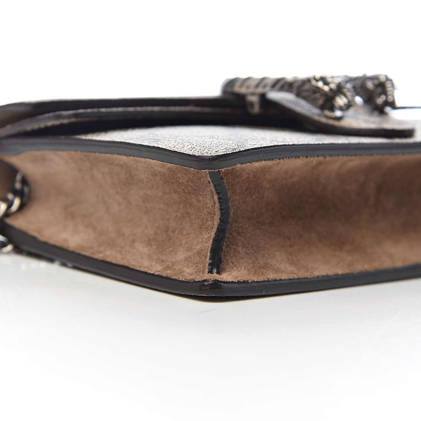 GG Supreme Monogram Super Mini Dionysus Shoulder Bag Taupe