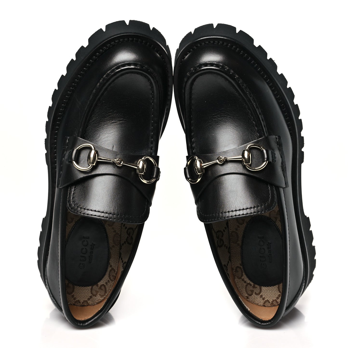 Betis Glamour Calfskin Womens Horsebit Loafers 37 Black