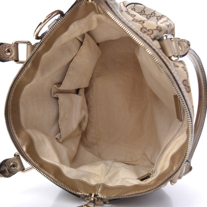 Gucci Monogram Medium Sukey Top Handle Bag Golden Beige 5 of 11