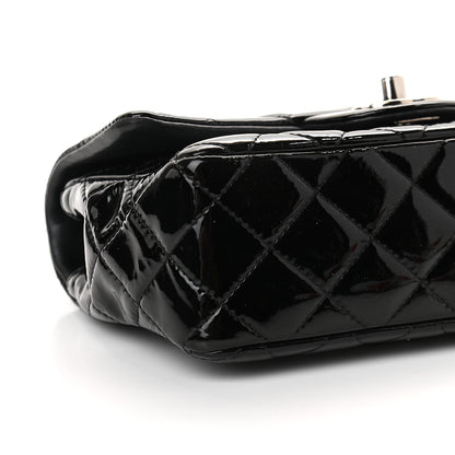 Chanel Patent Calfskin Quilted Mini Rectangular Flap Black 8 of 9