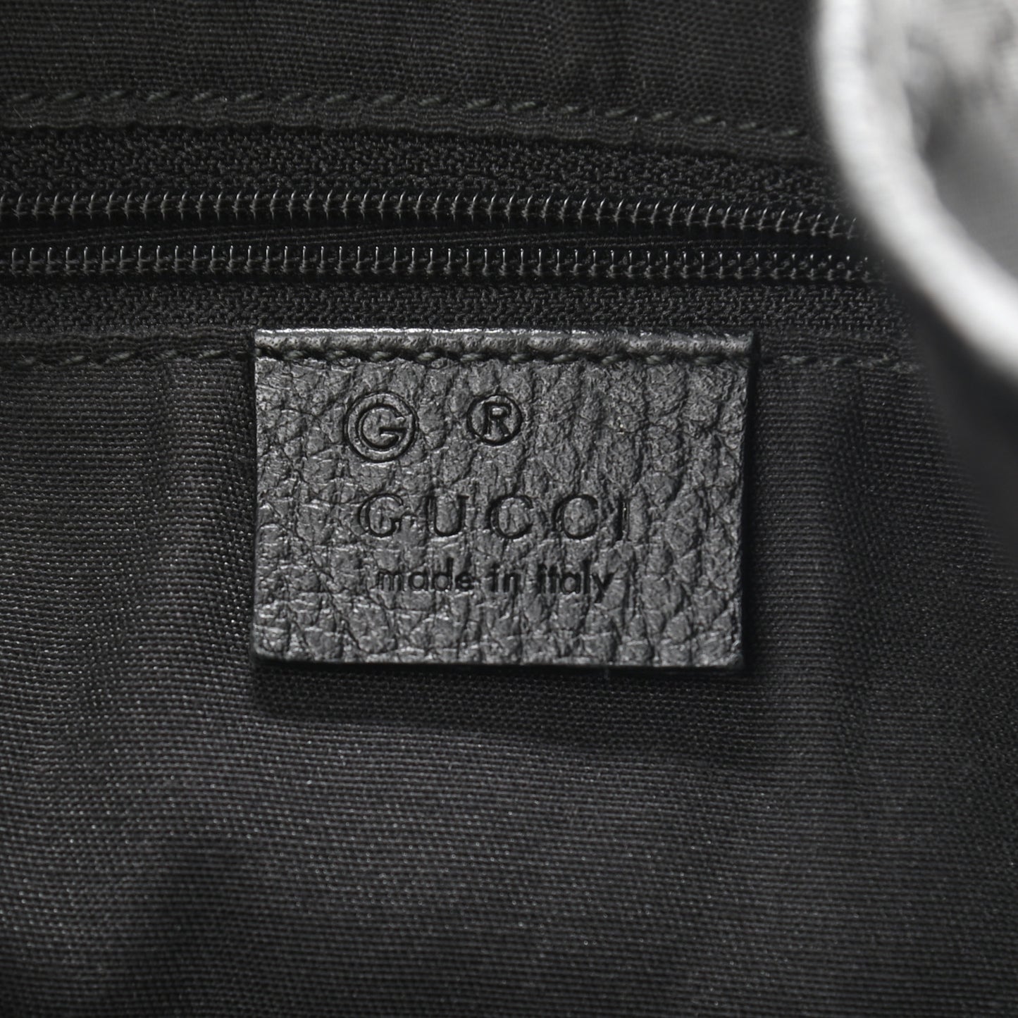 Nylon Monogram Medium Abbey Shoulder Bag Black