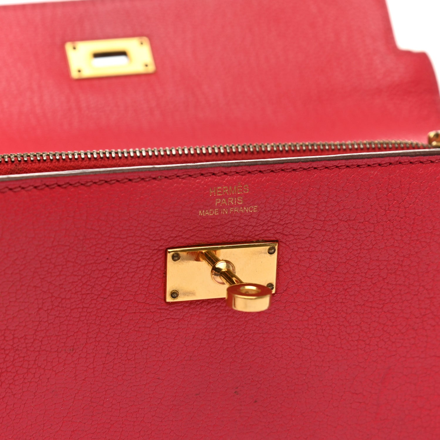 Hermes Chevre Mysore Kelly Longue Wallet Bougainvillea 6 of 16