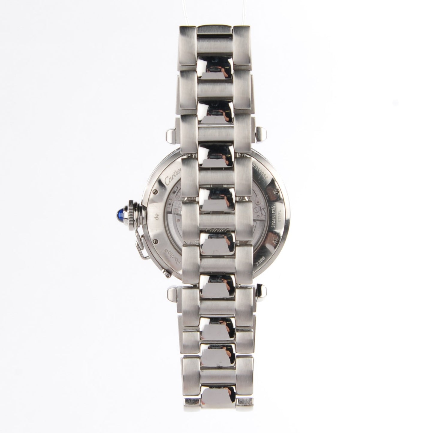 Stainless Steel 38mm Pasha C GMT Chronograph Automatic Watch