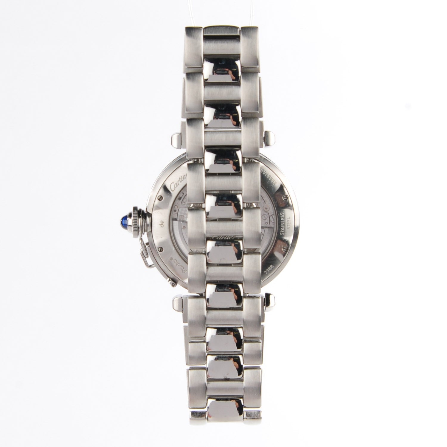 Cartier Stainless Steel 38mm Pasha C GMT Chronograph Automatic Watch 4 of 10