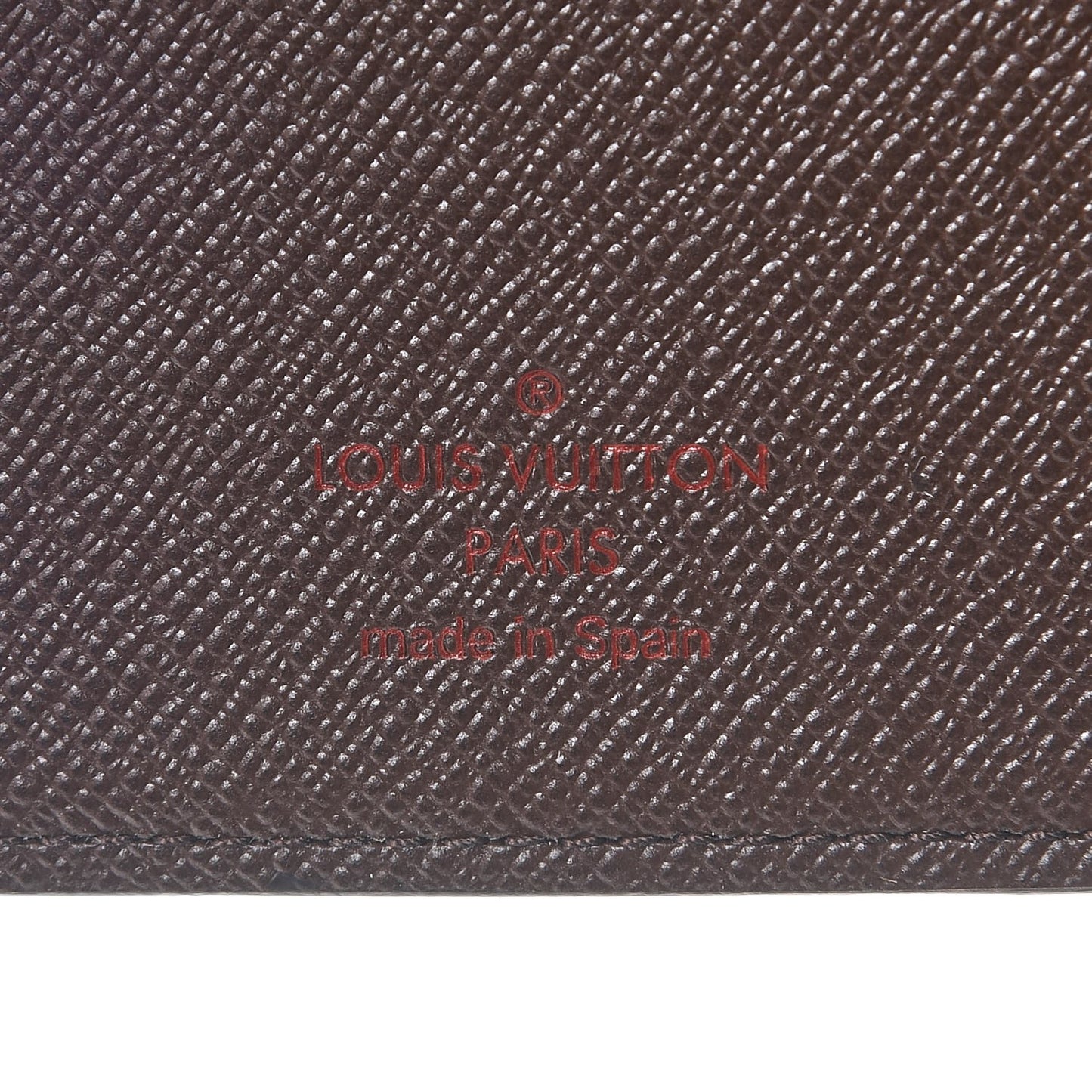 Damier Ebene Pocket Agenda Cover