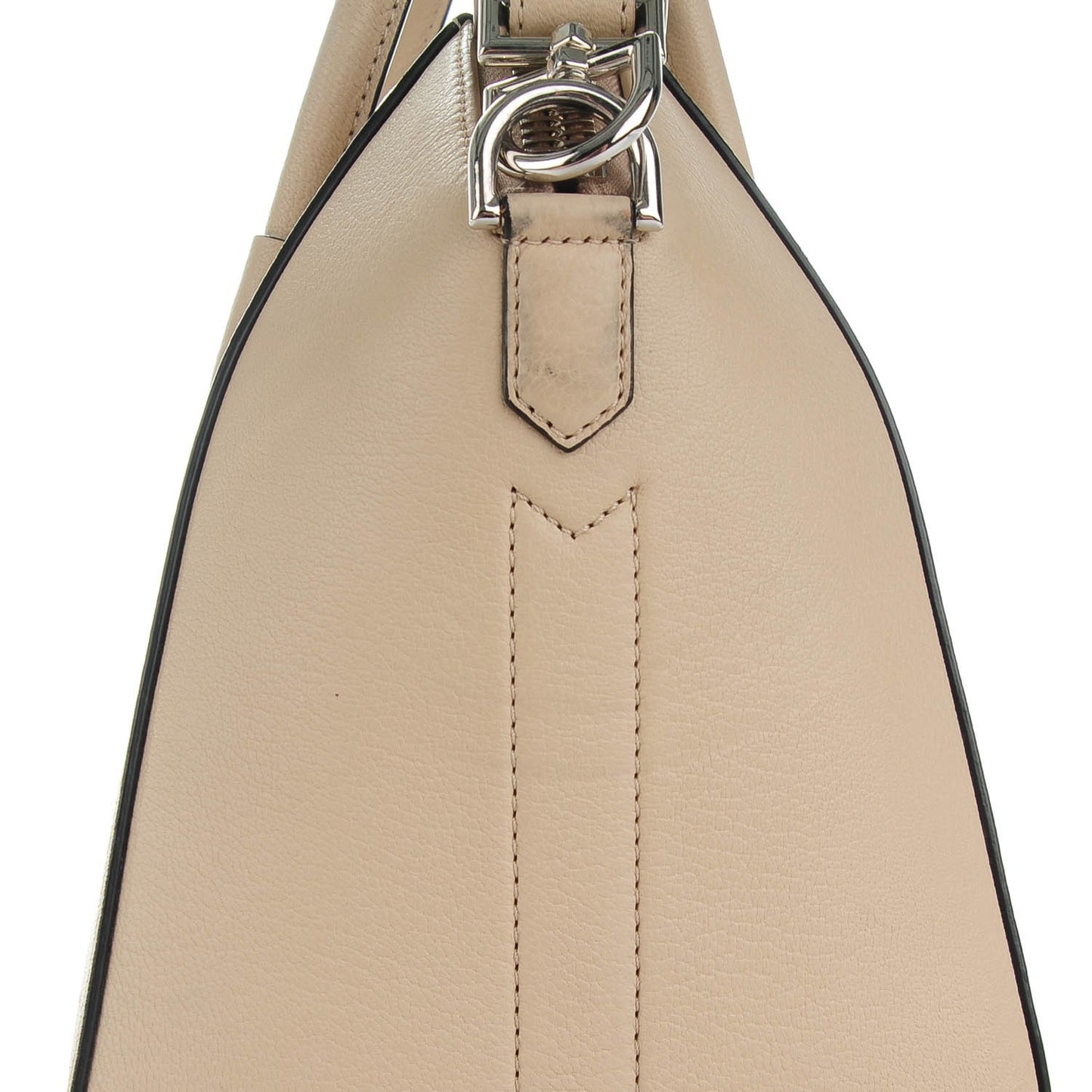 Sugar Goatskin Small Antigona Mastic