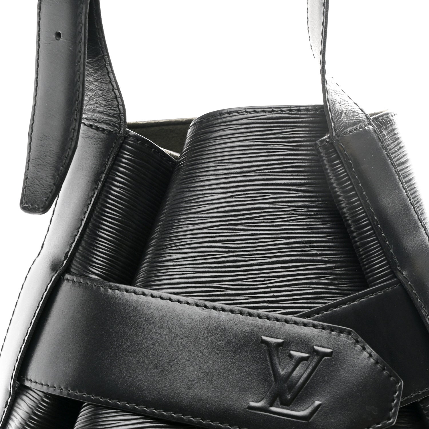 Louis Vuitton Epi Sac D'epaule GM Black 7 of 9